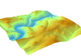 DGM1-Darstellung erzeugt vom Landesamt für Vermessung- und Geobasisinformation Sachsen-Anhalt